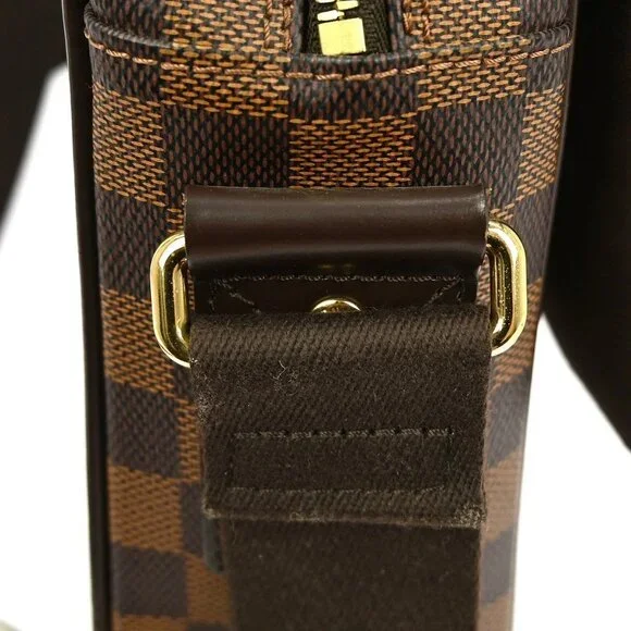 LOUIS VUITTON DAMIER EBENE SHELTON GM SHOULDER BAG N41148 MI0123 NQ04300 - Picture 7 of 15